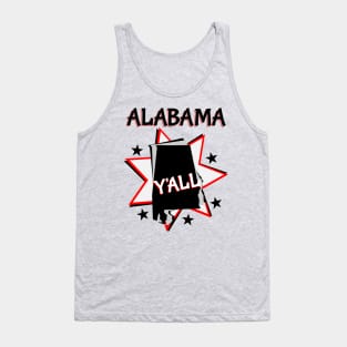 Alabama State Pride Y'all Tank Top